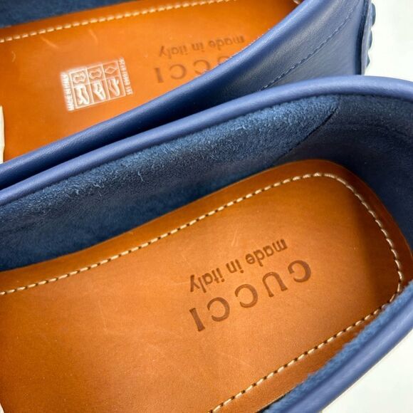 Men’s Gucci interlocking G driver loafers size 9.5 made in Italy - Picture 6 of 9